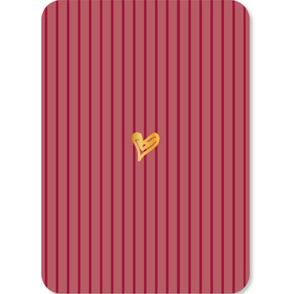Kaart Hartje Goudfolie