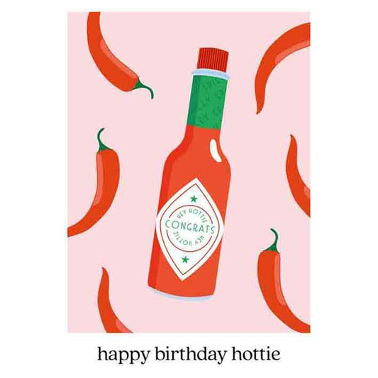 Kaart Happy Birthday Hottie