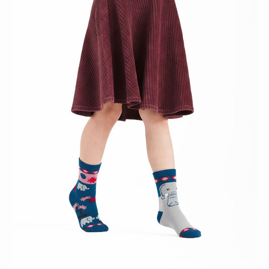 Many Mornings Funky Elephant Sokken