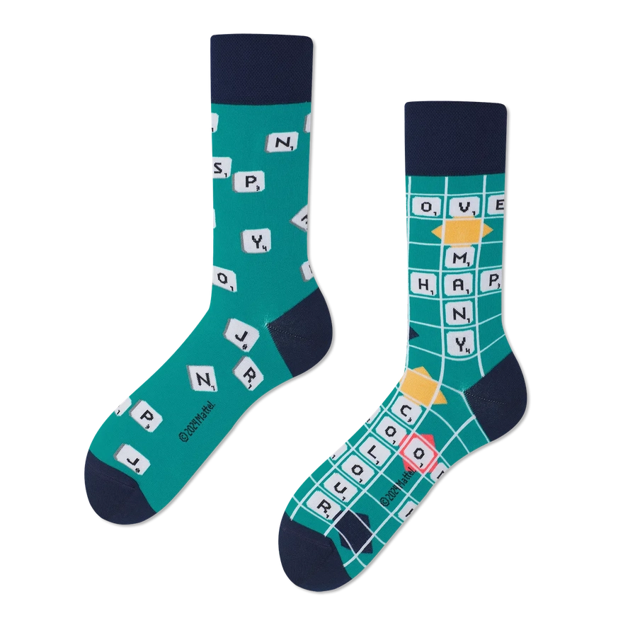 Many Mornings Sokken | Scrabble