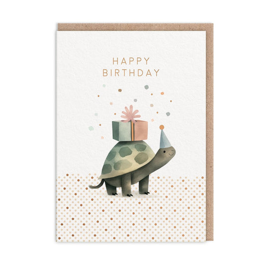 Kaart Tortoise Birthday