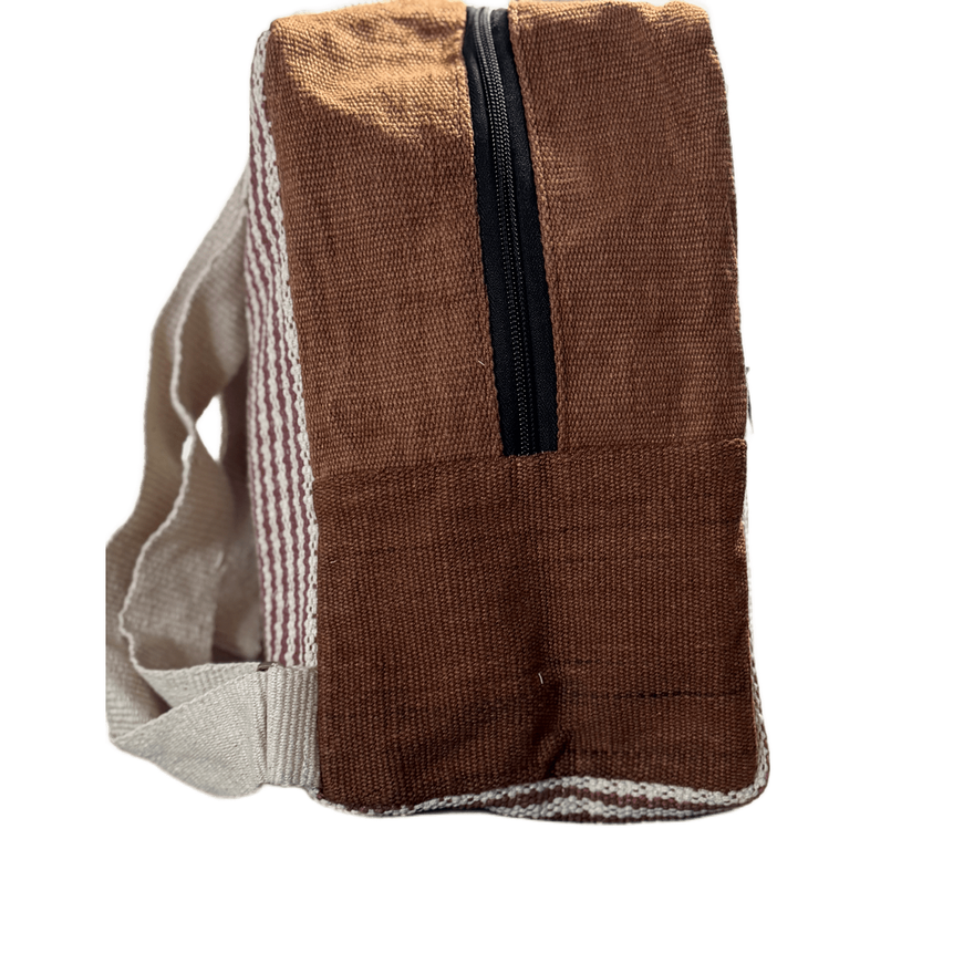 Ujala Brown Backpack | Organic cotton