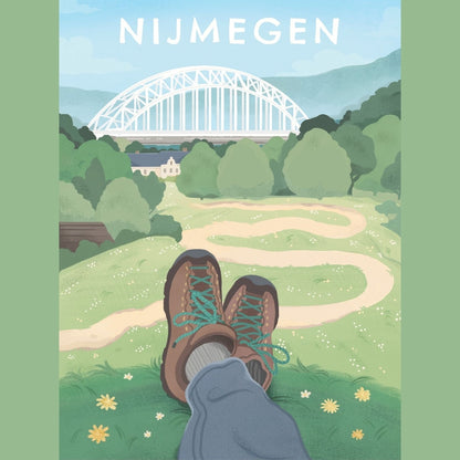 Ansichtkaart Nijmegen | Zonder Envelop