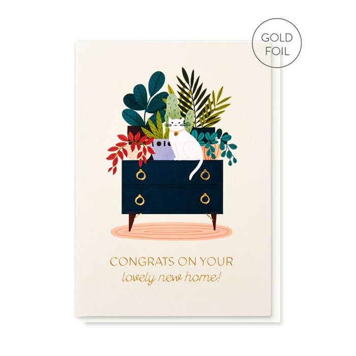 Card Congratulazioni per la tua adorabile nuova casa!