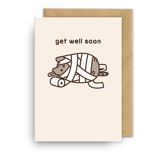 Kaart Get Well Soon | Pusheen