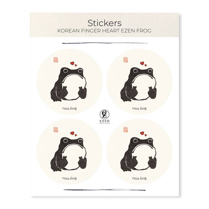 Ezen Frog Stickervel