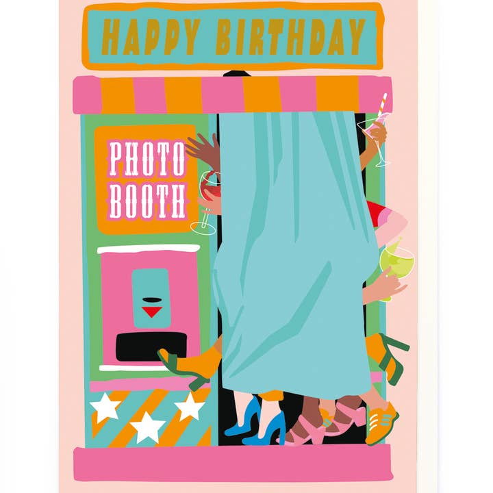 Kaart Photo Booth Birthday