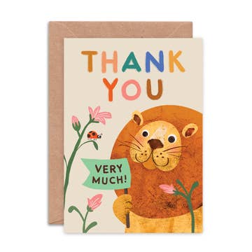 Kaart Lion Thank You
