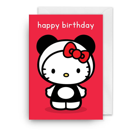 Kaart Hello Kitty Happy Birthday | Panda