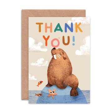 Kaart Sea Lion Thank You