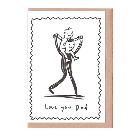Kaart Love You Dad