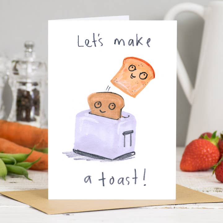 Kaart Let's Make a Toast