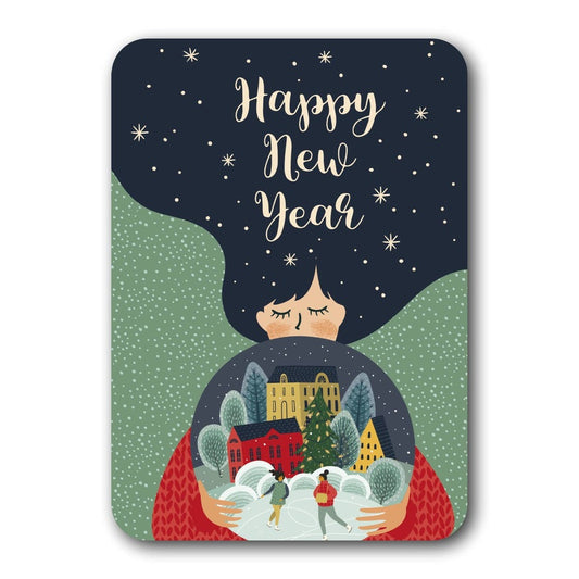 Kaart Christmas Snow Globe