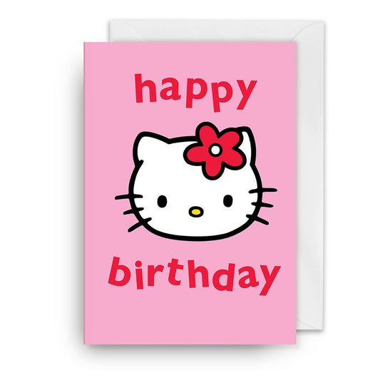 Kaart Hello Kitty Cute Face