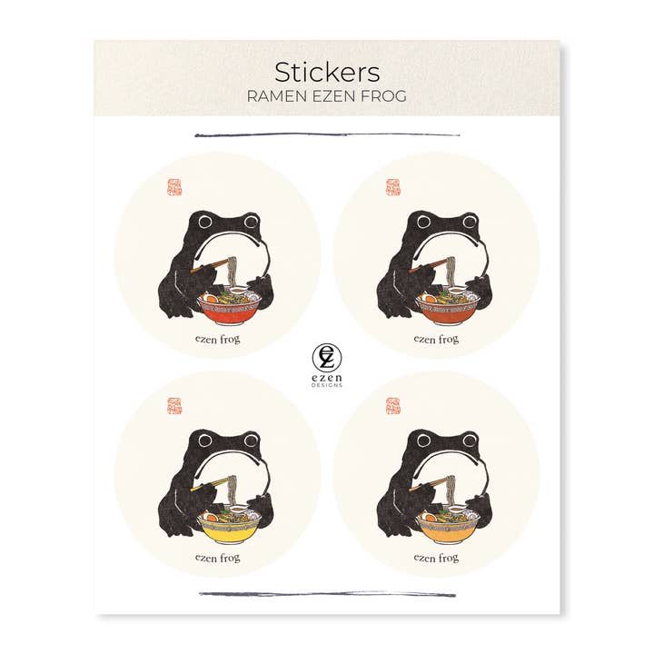 Ezen Frog Stickervel