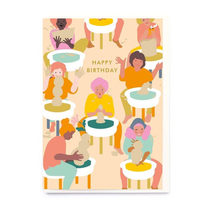 Kaart Ceramics Birthday