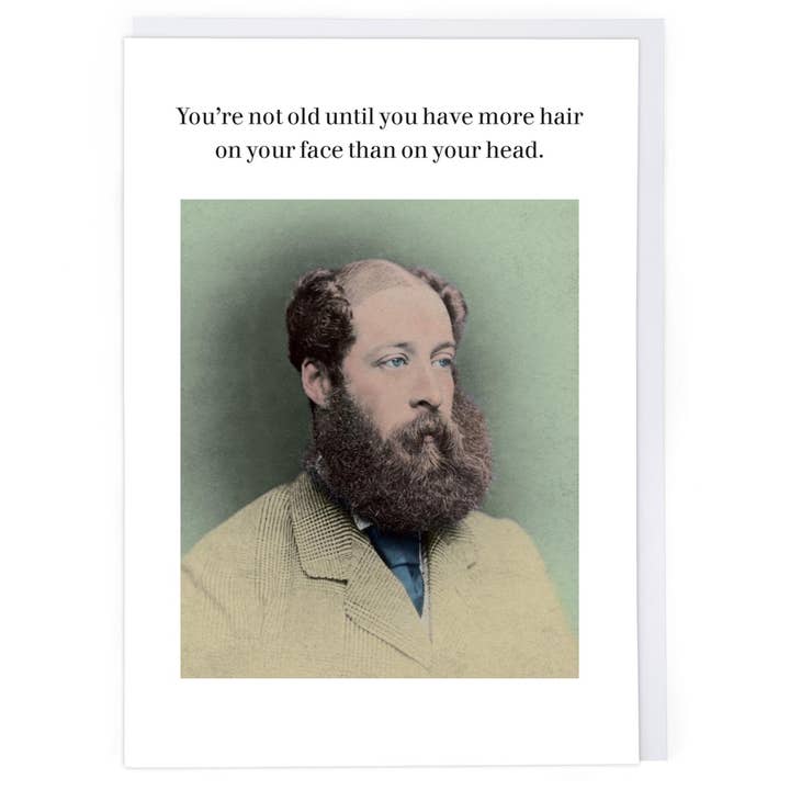 Kaart More Hair On Your Face