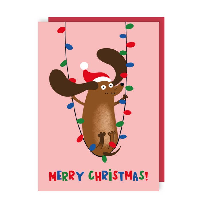 Kaart Sausage Dog Lights