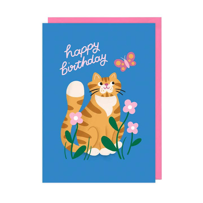 Mappa Happy Birthday Cat & Butterfly