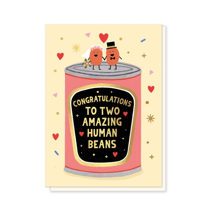 Kaart Baked Beans Wedding