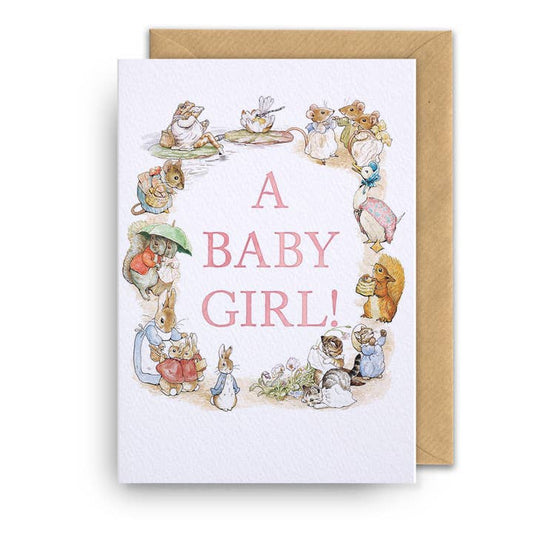 Kaart A Baby Girl | Beatrice Potter