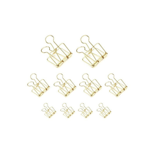 Klemmen Set, 10 Stuks, 3 Verschillende Maten