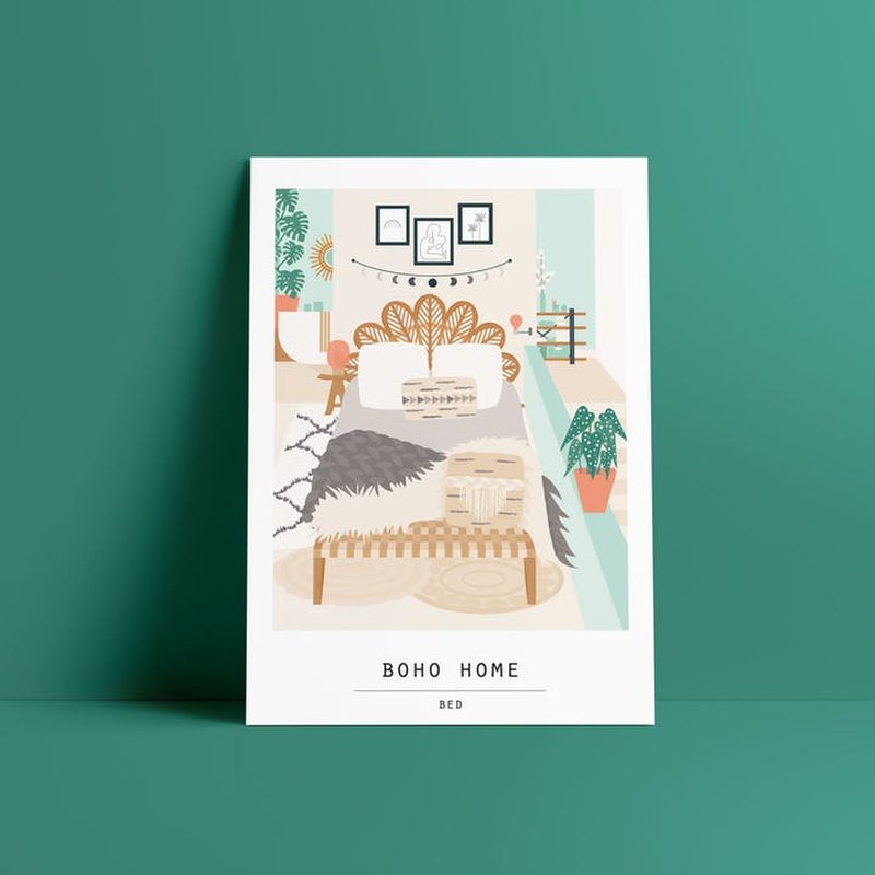 Kaart Boho Home | Met Envelop