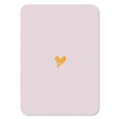 Kaart Hartje Goudfolie