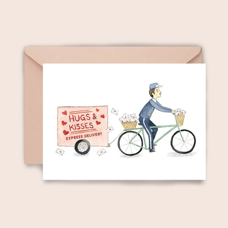 Kaart Hugs & Kisses Express Delivery