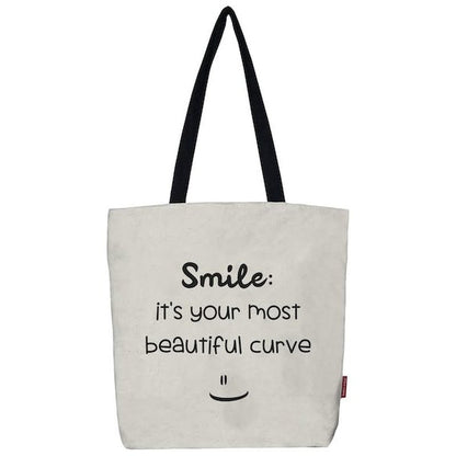 Stevige Boodschappentas Smile: It's Your Most Beautiful Curve