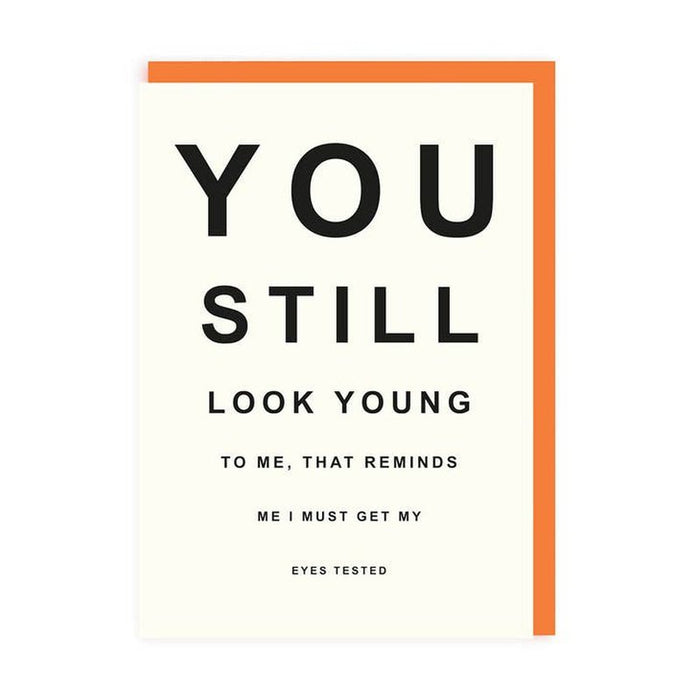 Kaart You Still Look Young To Me Krossproducts | De online winkel voor hebbedingetjes