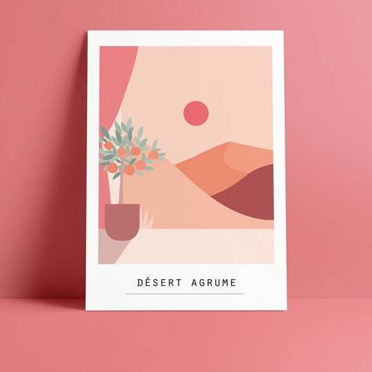 Kaart Désert Agrume