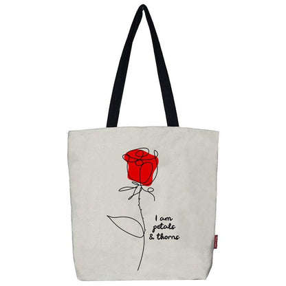 Boodschappentas I Am Petals And Thorns | 2 Kleuren