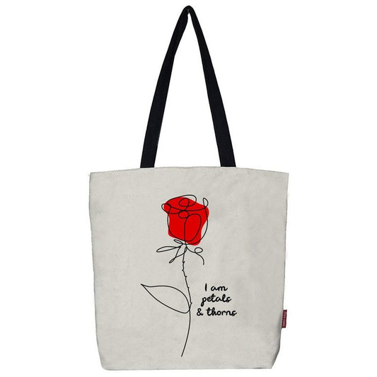 Boodschappentas I Am Petals And Thorns | 2 Kleuren