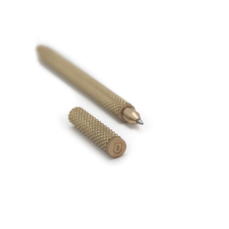 Brût | Homeware Pen | Messing | Knurled | 15 cm