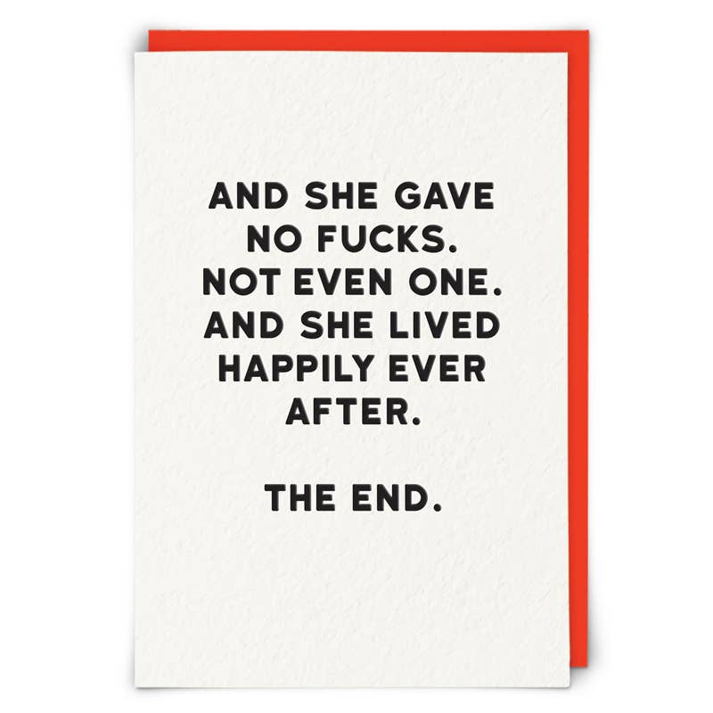 Kaart And She Gave No Fucks