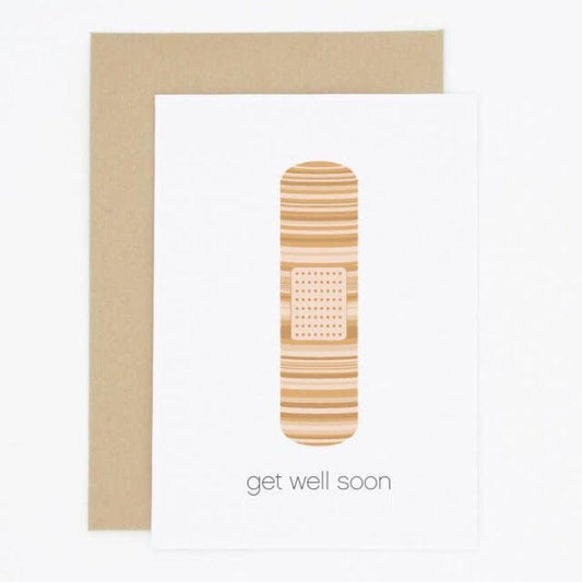Kaart Get Well Soon | Pleister