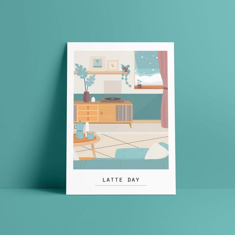 Kaart Latte Day