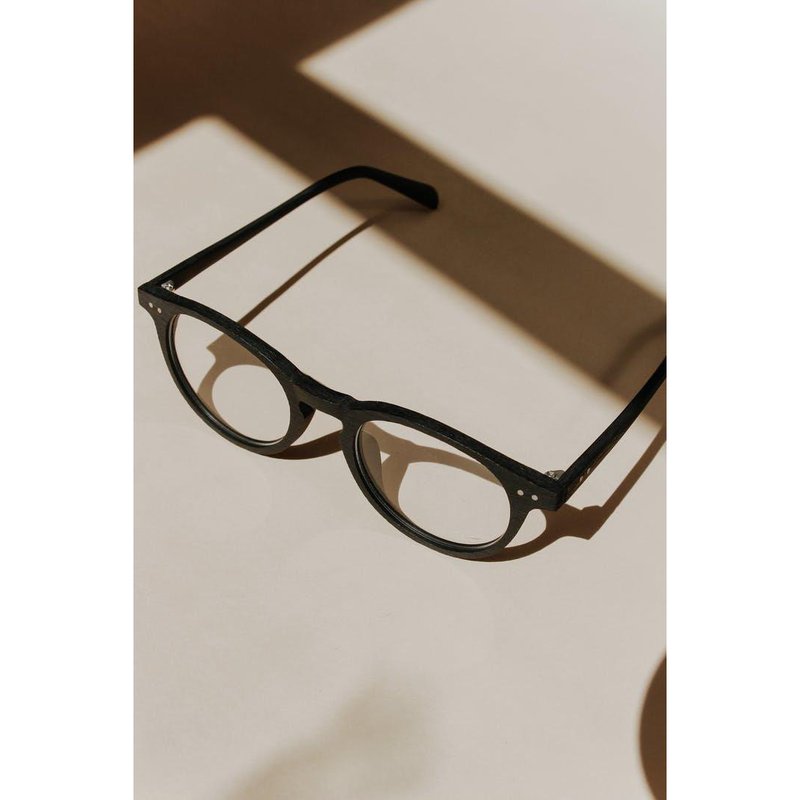 Natch Houten Blauw Lichter Filter Bril | Zwart