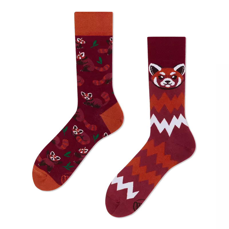 Many Mornings Sokken | Red Panda