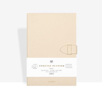 Scribble & Dot Ongedateerde Wekelijkse & Maandplanner | Beige