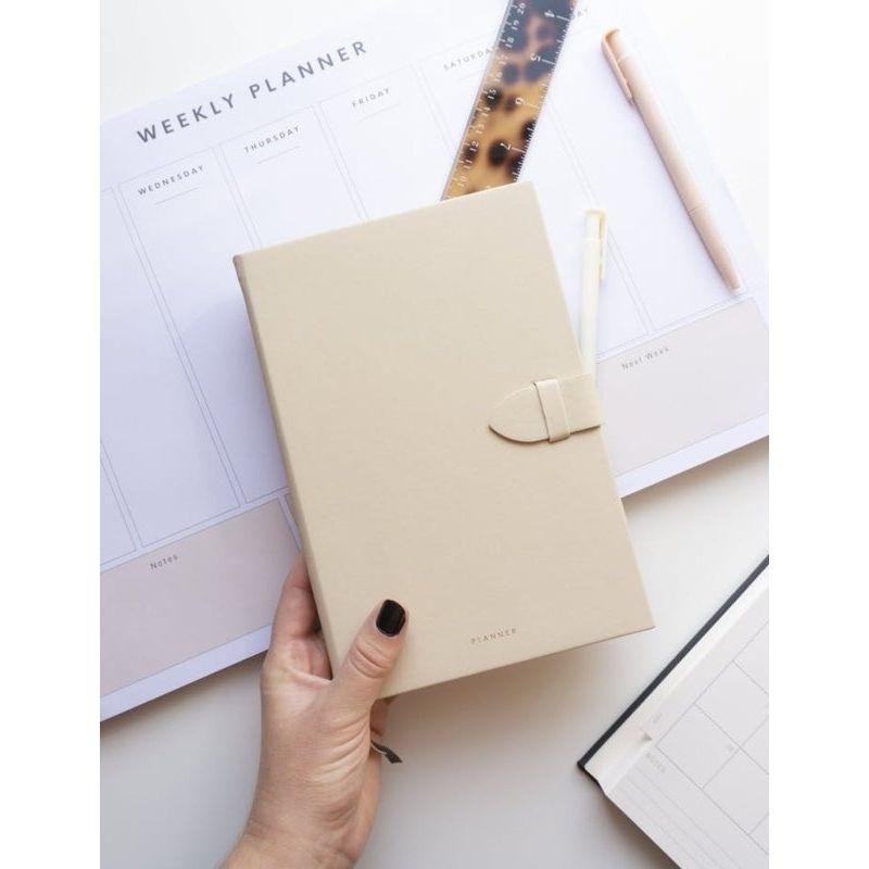 Scribble & Dot Ongedateerde Wekelijkse & Maandplanner | Beige