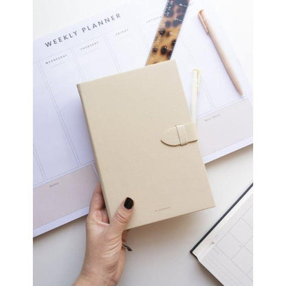 Scribble & Dot Ongedateerde Wekelijkse & Maandplanner | Beige