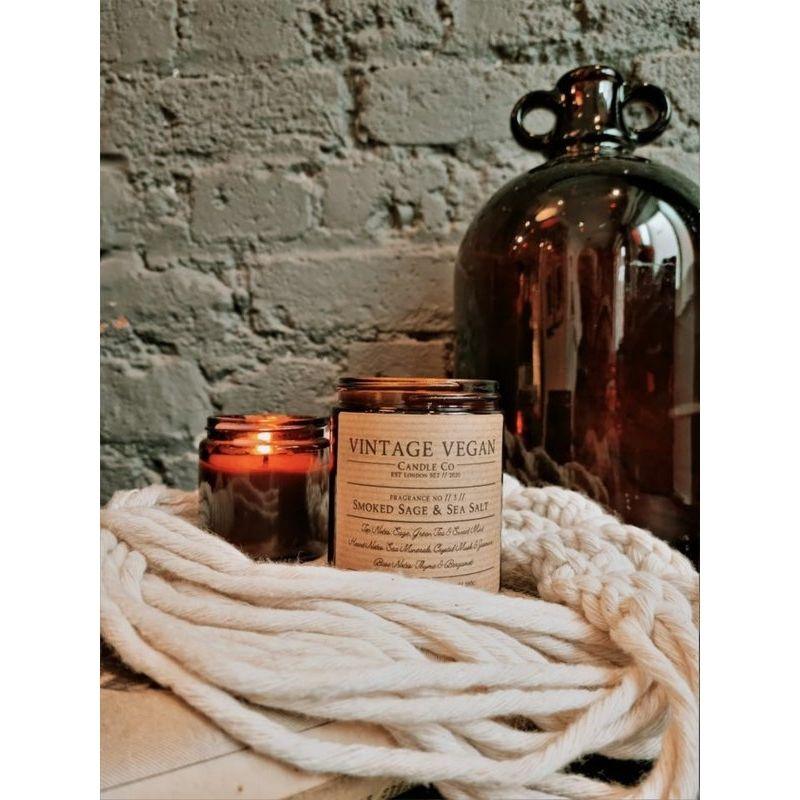Vintage Vegan Candles Geurkaars Smoked Sage & Sea Salt