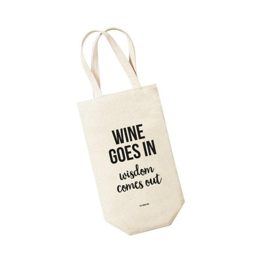 Wijntas naturel |Wine goes in, wisdom comes uit