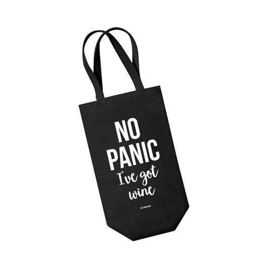 Wijntas Zwart- No panic I've got wine